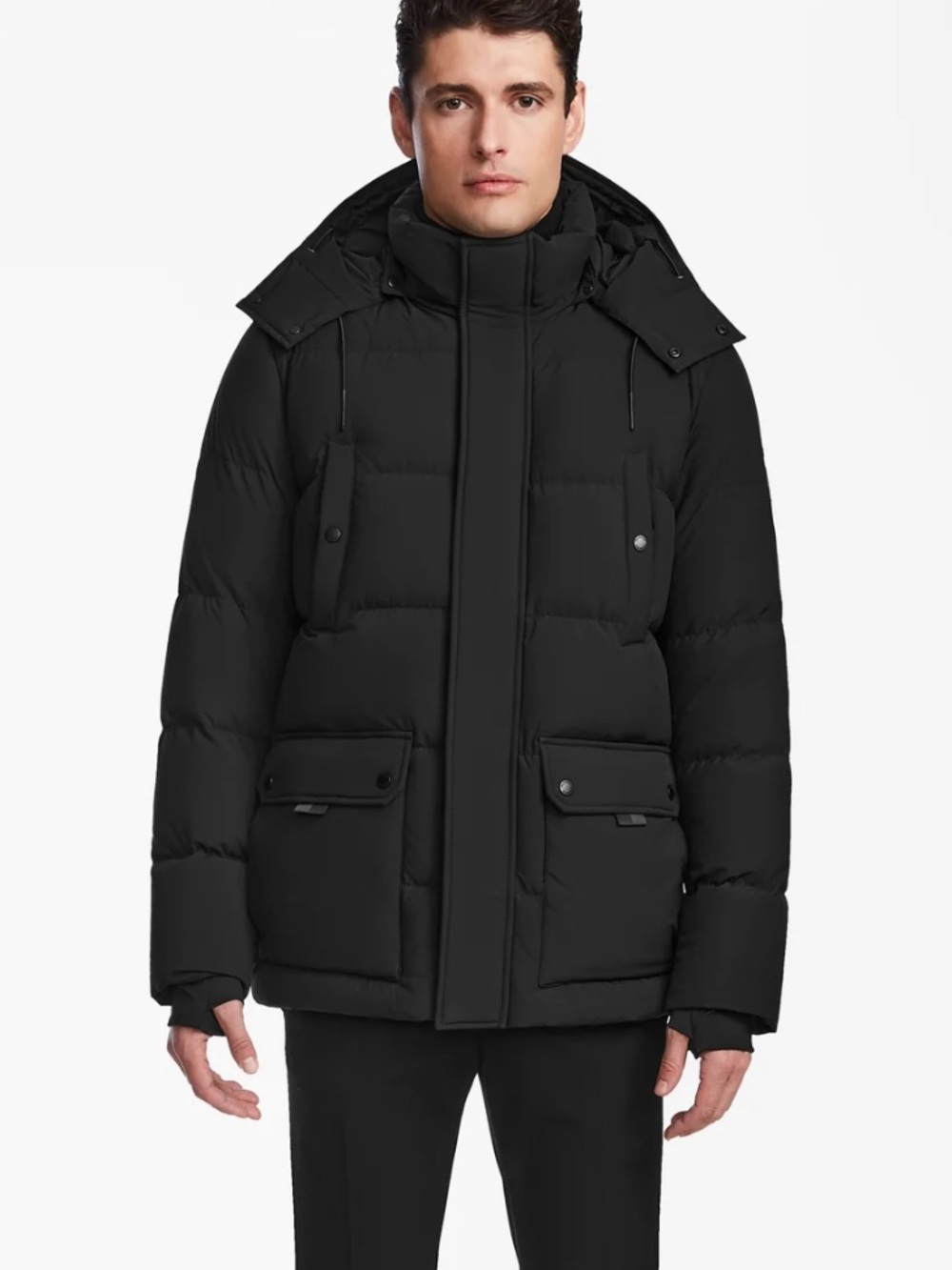 Rudsak Men's Ricky Down Parka Coat Jacket  Hooded Down XL